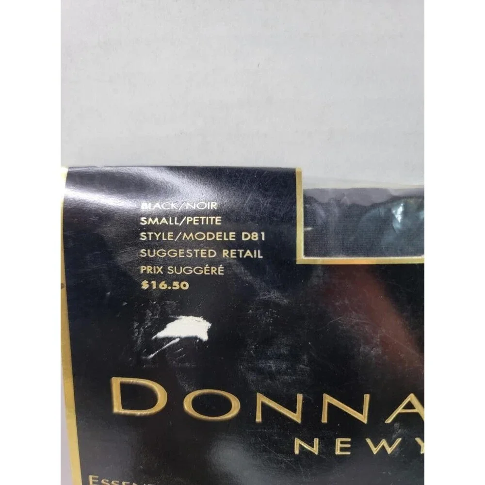 Donna Karan New York Essential Toners Microfiber Opaque Tights Black Small D81